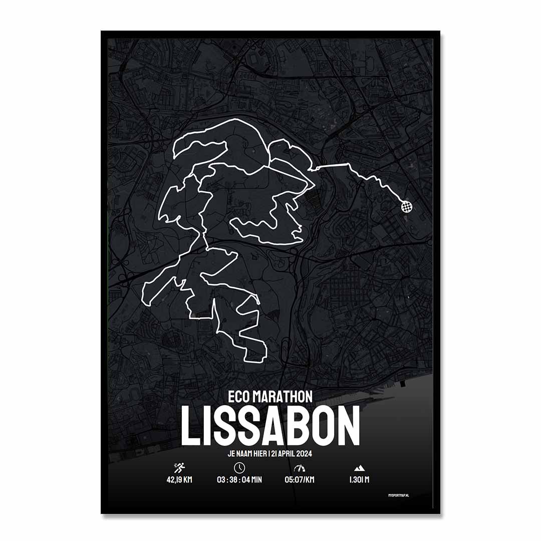 Lissabon Eco Marathon Poster