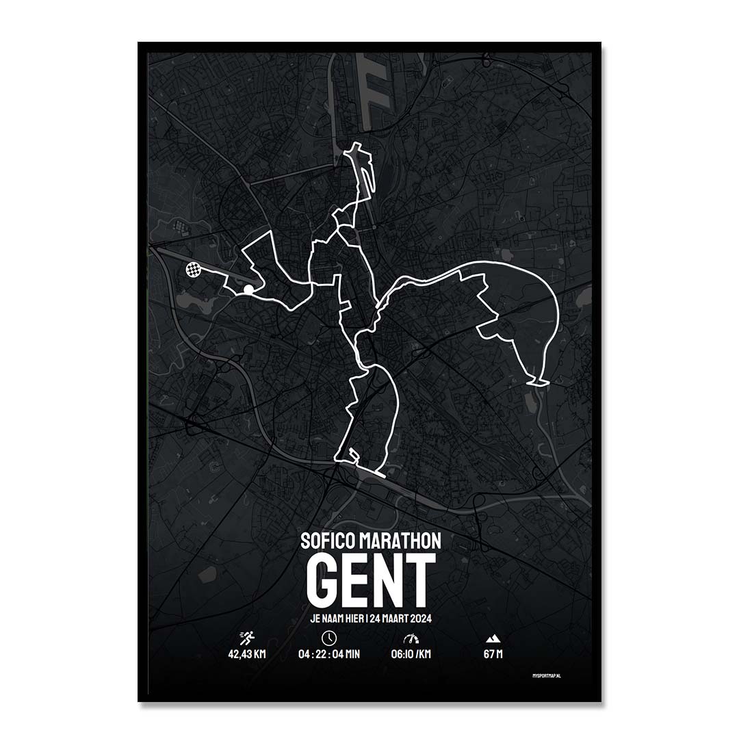 Gent Marathon Poster